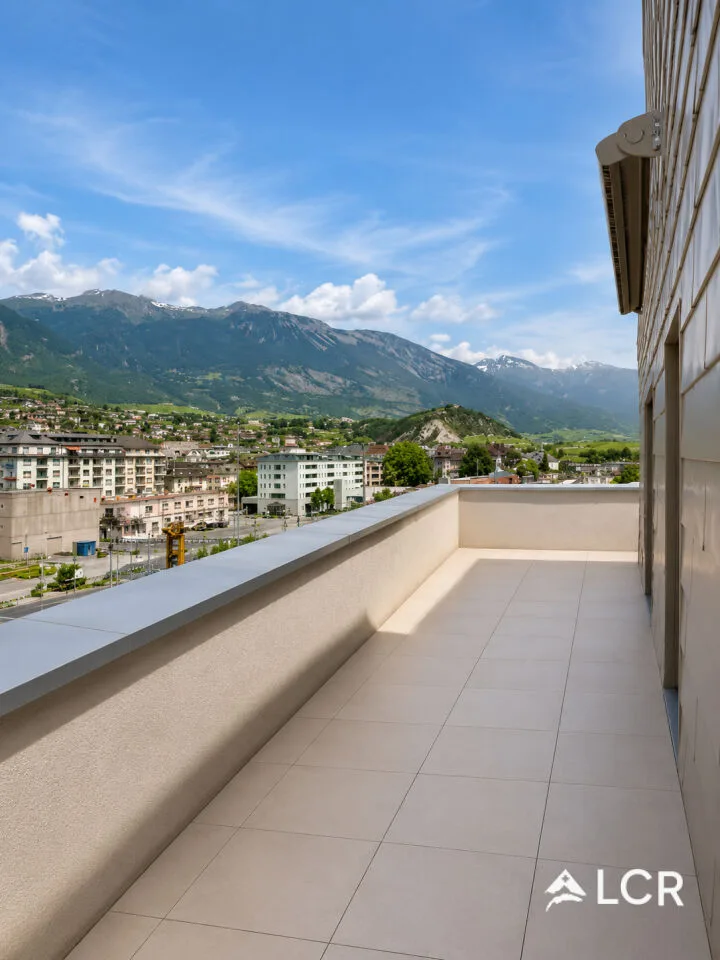 Magnifique Attique in Duplex mit 4.5 Zimmern / 3 Schlafzimmern / 3 Badezimmern / 1 großer Terrasse / atemberaubender Blick