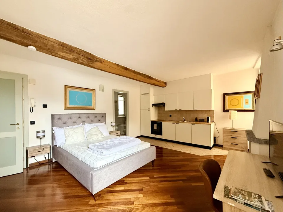 AFFITTASI GRAZIOSI MONOLOCALI IN PALAZZO STORICO A MORCOTE