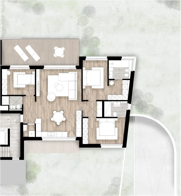 4.5 Luxus mit Dachgarten und privatem Pool in Pregassona