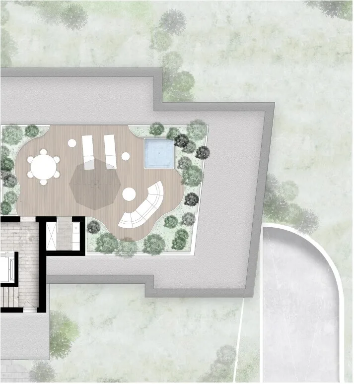 4.5 Luxus mit Dachgarten und privatem Pool in Pregassona
