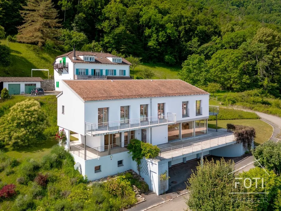 Villa dell'architetto 7,5 locali con vista sul Lago di Ginevra - St-Gingolph, ascensore – foto 3 di 30