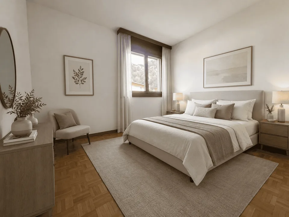 Appartement spacieux 2.5 pièces avec jardin rénové
