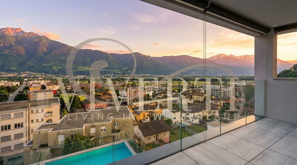 Villa mit Pool und spektakulärer Aussicht in Sementina