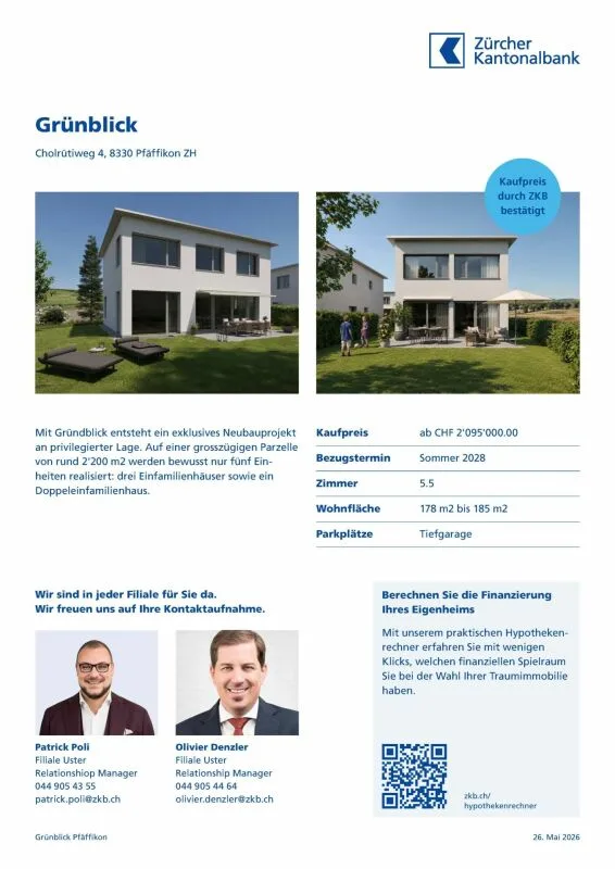 Nuova costruzione Grünblick Pfäffikon ZH - Casa 4