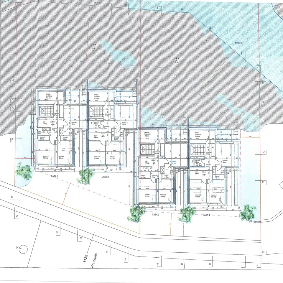 Großes Grundstück von über 2000 m² mit genehmigter Baugenehmigung in Purasca