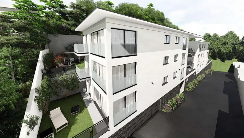 New 4.5-room attic apartment with garden and terrace in Vacallo