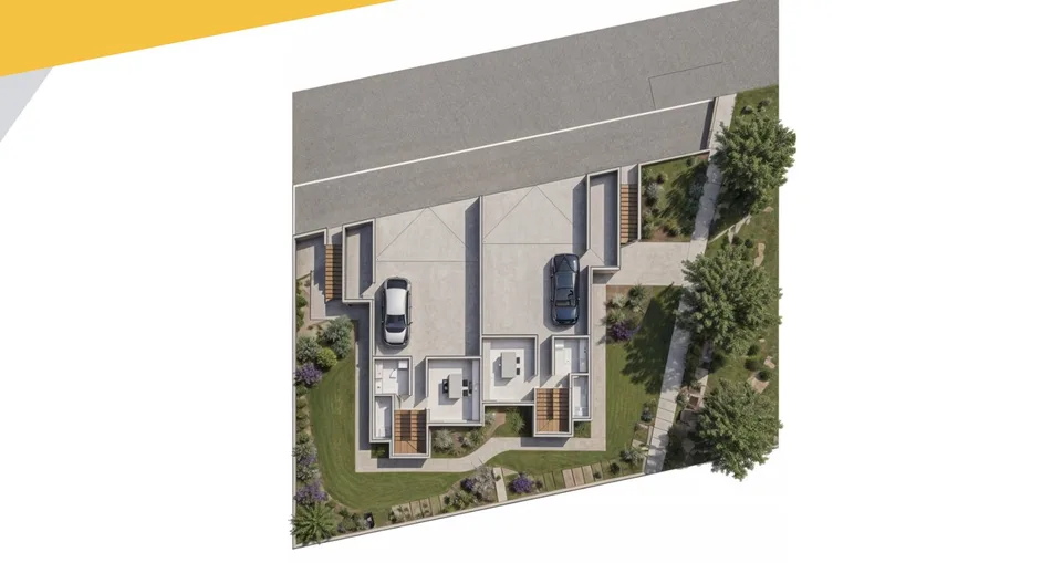 Bauplatz mit genehmigtem Projekt in Gravesano