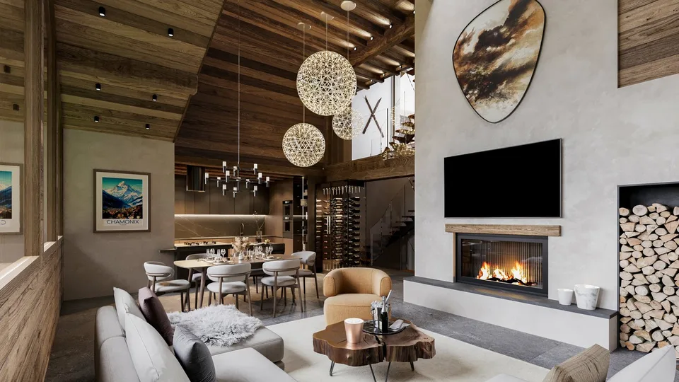 Chalet von hohem Standard am Fuße des Mont Blanc