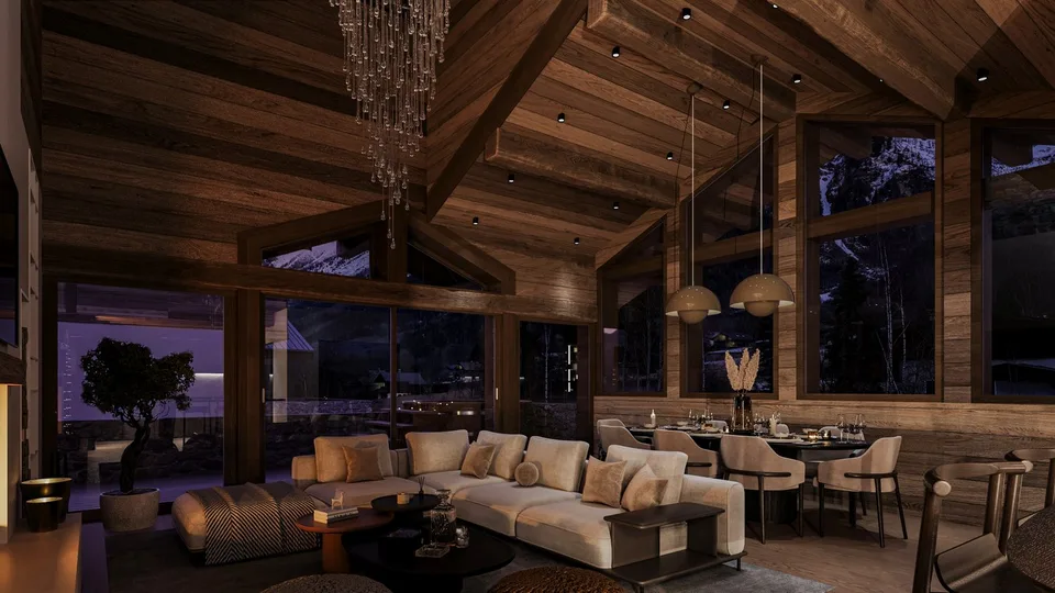 Chalet von hohem Standard am Fuße des Mont Blanc