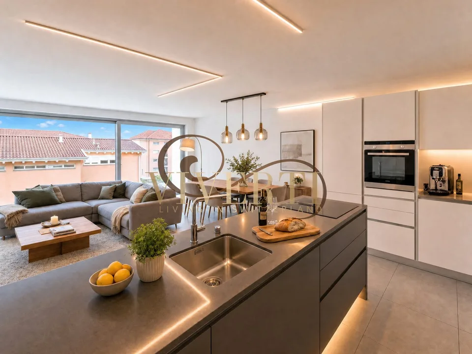 Modernes Dachgeschoß mit Terrasse in Bellinzona