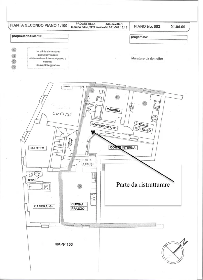 Gelegenheit - Haus mit 6 Wohneinheiten im Kern von Novaggio