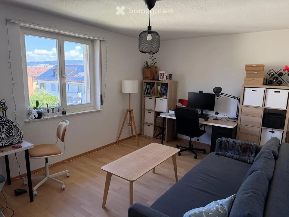 Sunny 3-room apartment with balcony and beautiful view in Baden