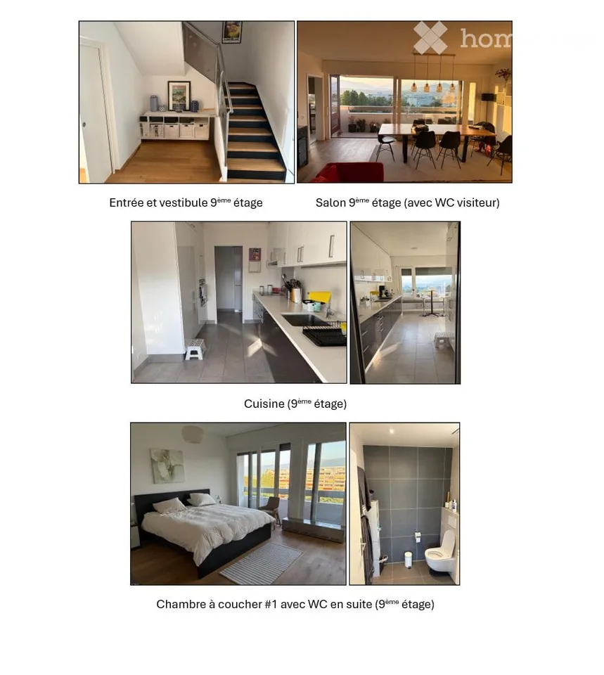 Duplex en attique de 208 m² | 4 chambres | 2 terrasses