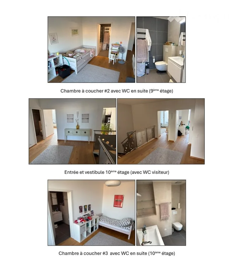 Duplex in attico di 208 m² | 4 camere da letto | 2 terrazze