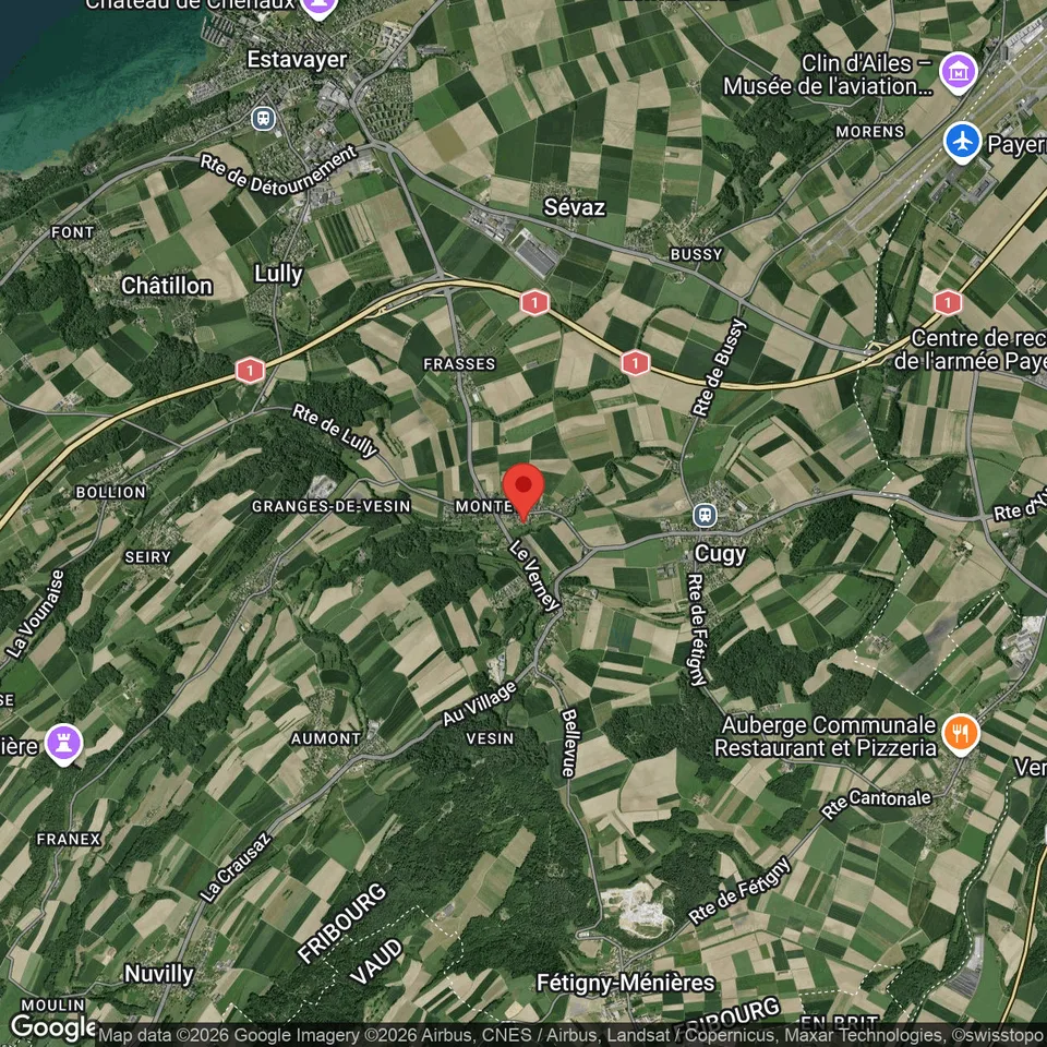 Les Montets (Broye), zu verkaufen, 3.5-Zimmer-Wohnung, 81 m2