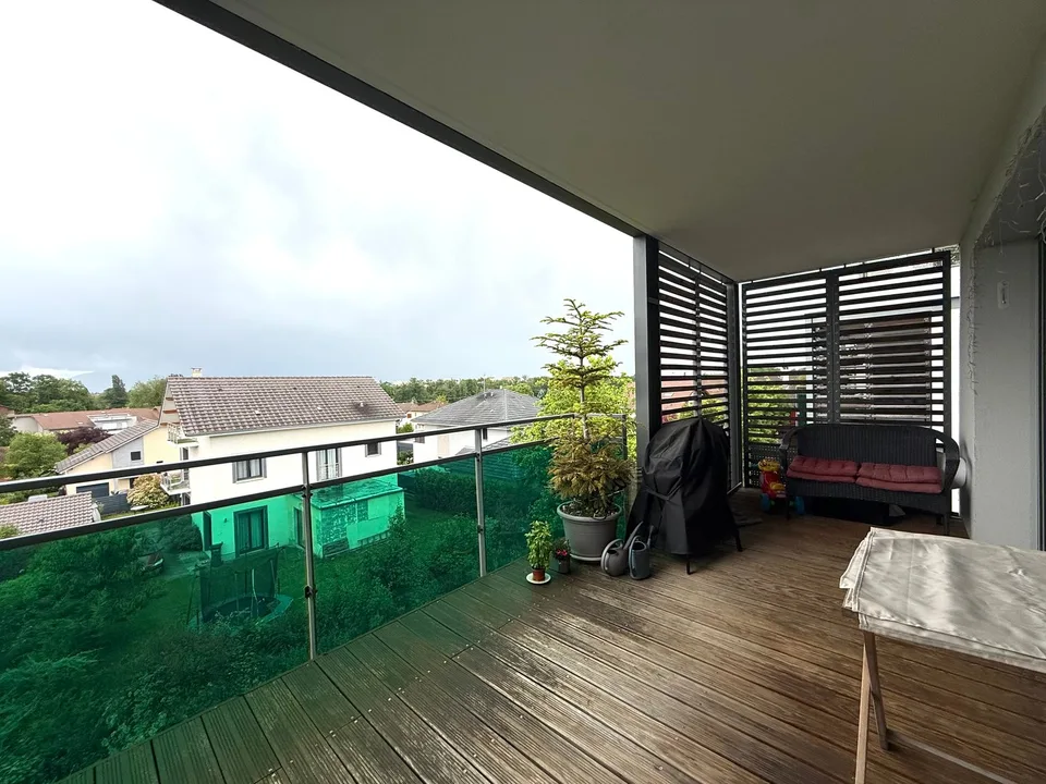 PRÉVESSIN-MOËNS   T4 LUMINEUX AVEC TERRASSE ET VUE PANORAMIQUE AUX PORTES DE GENÈVE