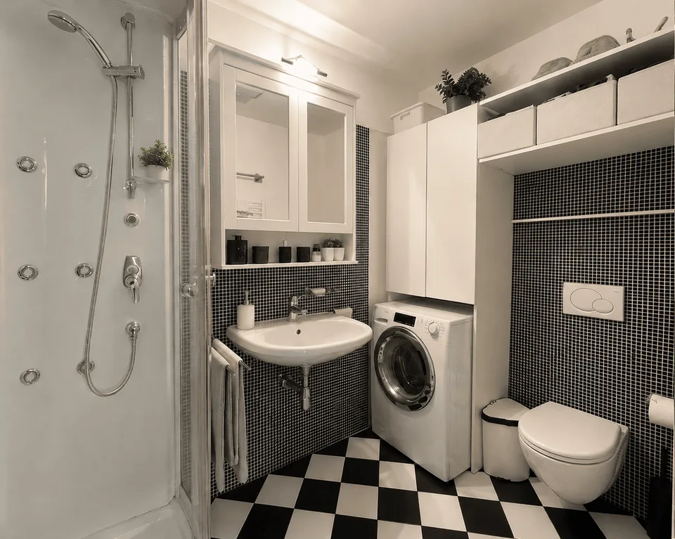 Spacious 2.5-room apartment with lake view and outdoor parking