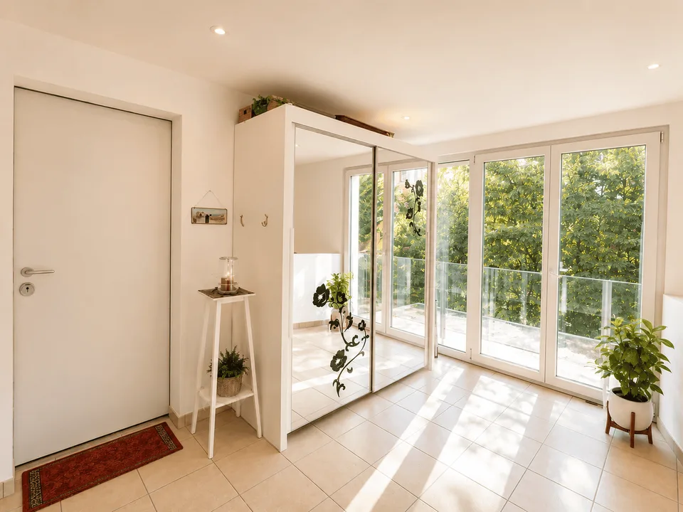 Spacious 2.5-room apartment with lake view and outdoor parking