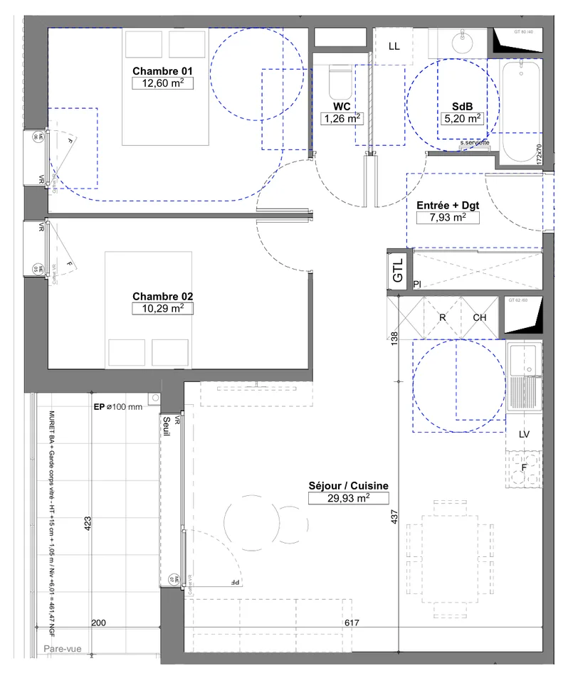 À Vendre : Appartement T3 Lumineux à Saint-Genis-Pouilly