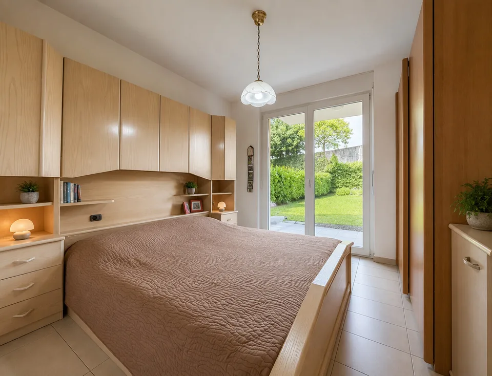 Appartement moderne 3.5 pièces avec 2 jardins, piscine et salle de sport à Pregassona