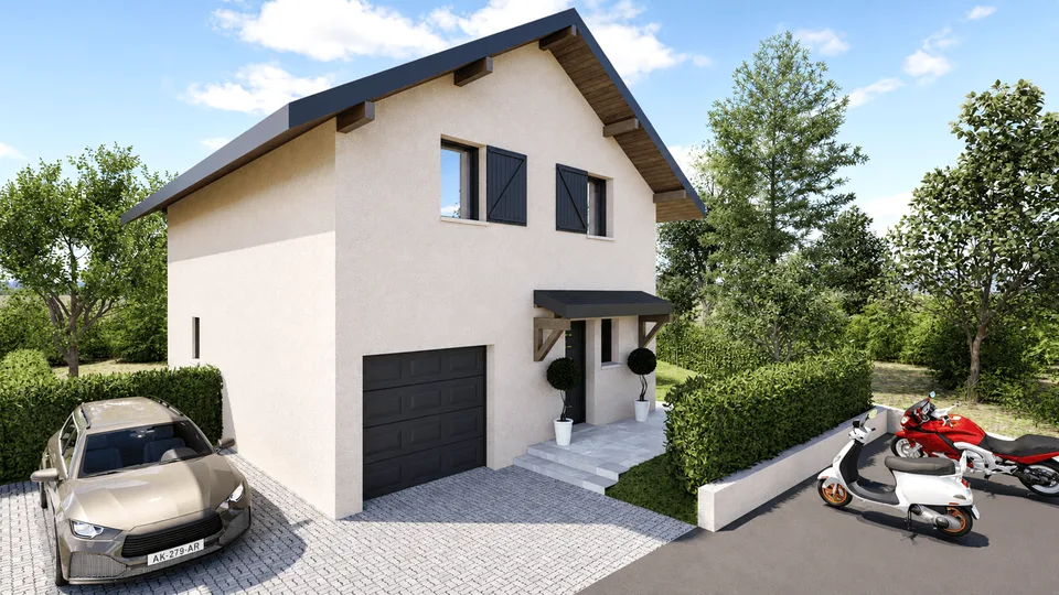 Maison contemporaine au centre de Bonneville
