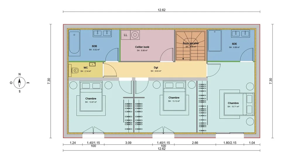 House + land + garage + parking, view of Mt Blanc & Jura