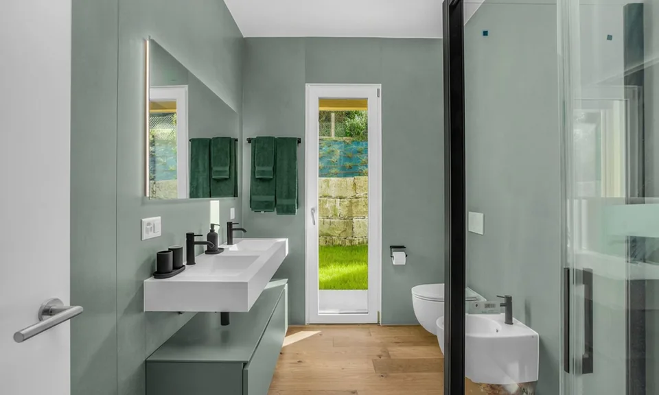OCCASION R2B - 4,5 pièces avec jardin et vue sur le lac à Brusino