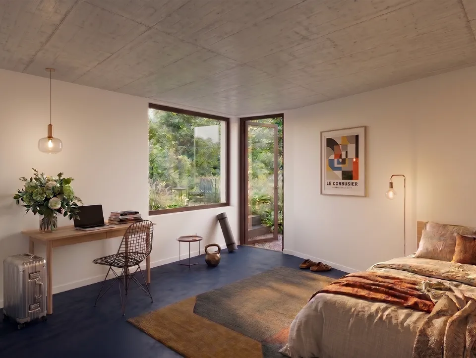 Moderne 1.5-Zimmer-Neubauwohnung mit Garten in Zürich-Affoltern