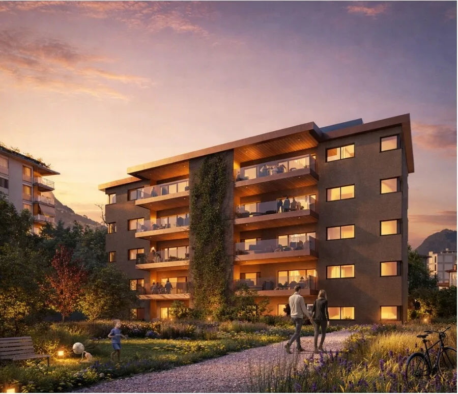 NOUVEAU 4.5 pièces de très haut standing à Pregassona