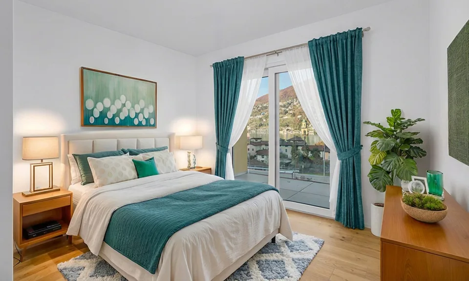 OCCASION R2B - PENTHOUSE 4.5 WITH TERRACES AND LAKE VIEW IN BRUSINO