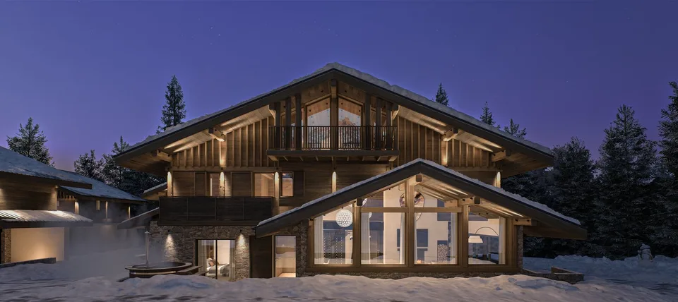 Chalet di alto standing ai piedi del Monte Bianco