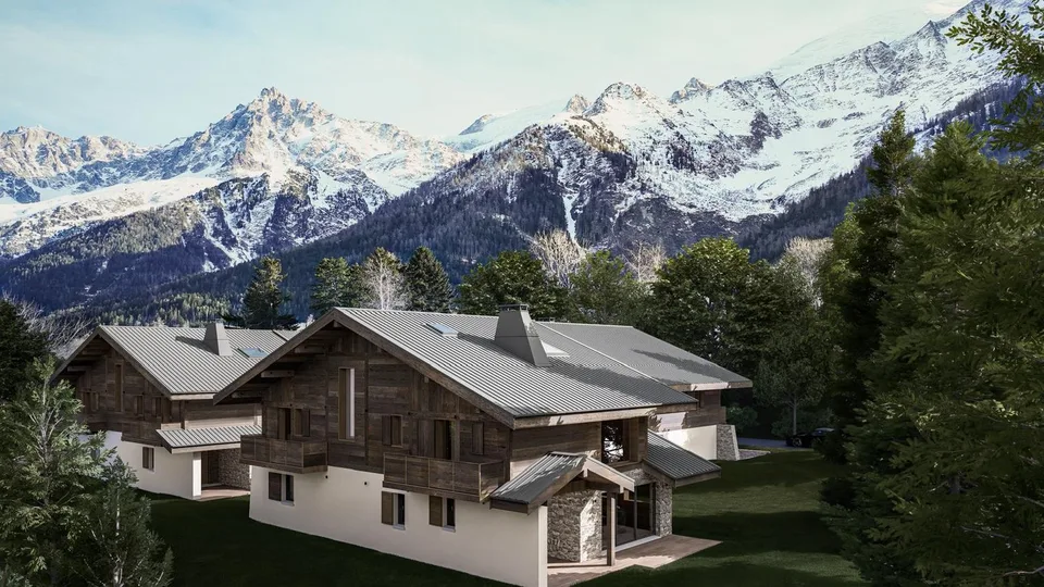 Chalet di alto standing ai piedi del Monte Bianco