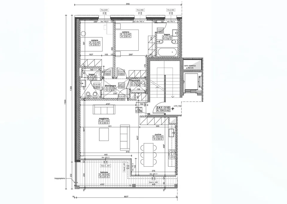 BRIGHT 3.5-ROOM APARTMENT WITH TERRACE AND LAKE VIEW IN MASSAGNO
