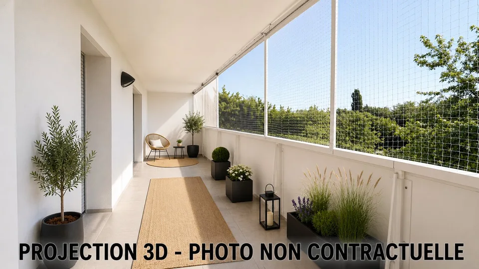 Centro di Saint-Genis-Pouilly, appartamento di 71 m² con balcone e garage