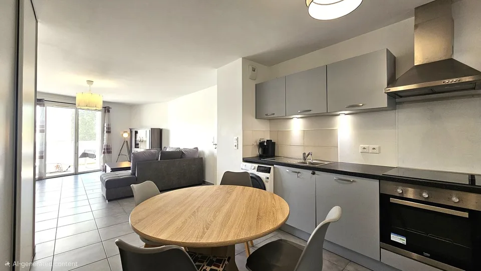 Centro di Saint-Genis-Pouilly, appartamento di 71 m² con balcone e garage
