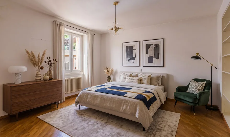 HISTORIC 9-ROOM RESIDENCE WITH PANORAMIC TERRACE IN AROGNO