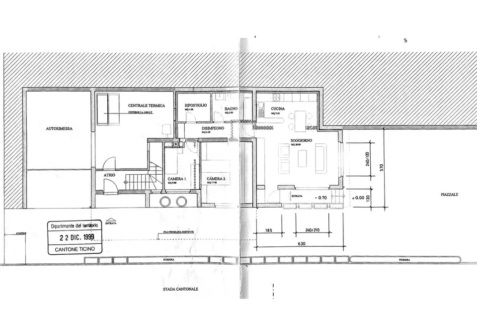 Günstig - Großes 8-Zimmer-Haus mit Terrassen in Ponte Cremenaga