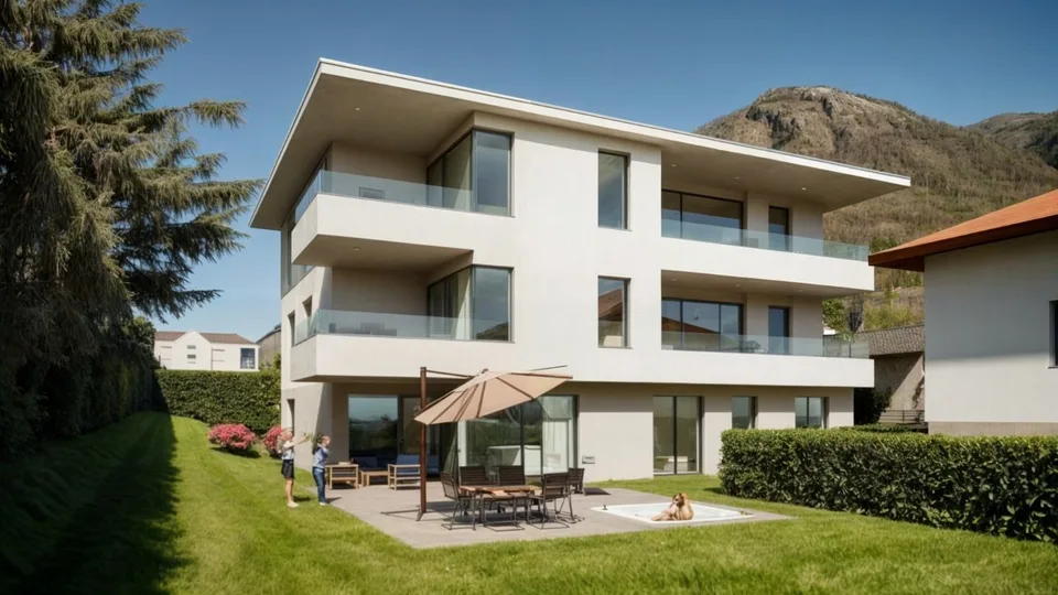 Appartement moderne 3.5 pièces dans un immeuble neuf avec terrasse à Rivera