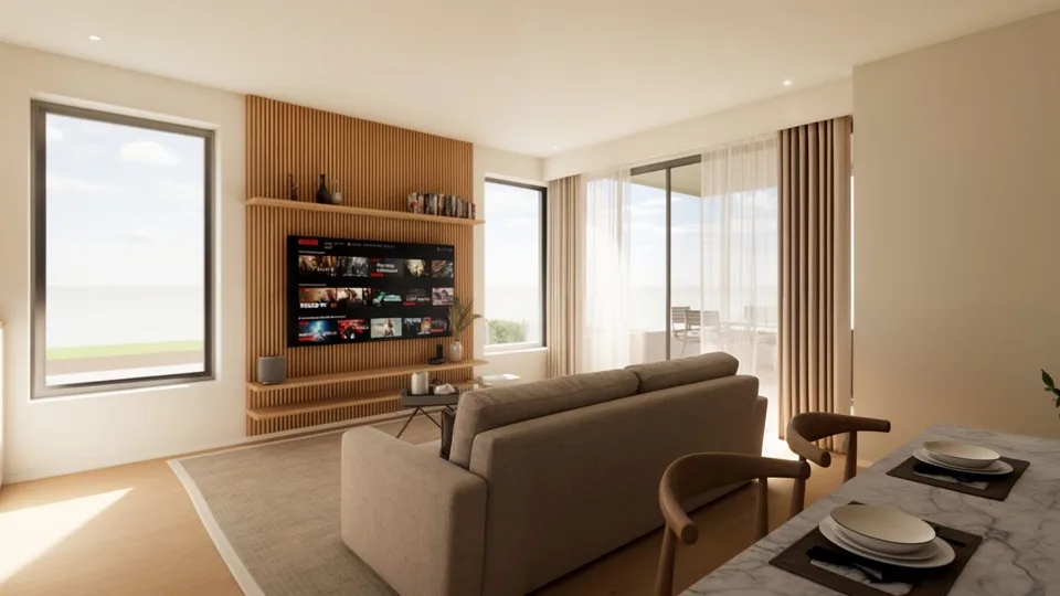 Appartement moderne 3.5 pièces dans un immeuble neuf avec terrasse à Rivera