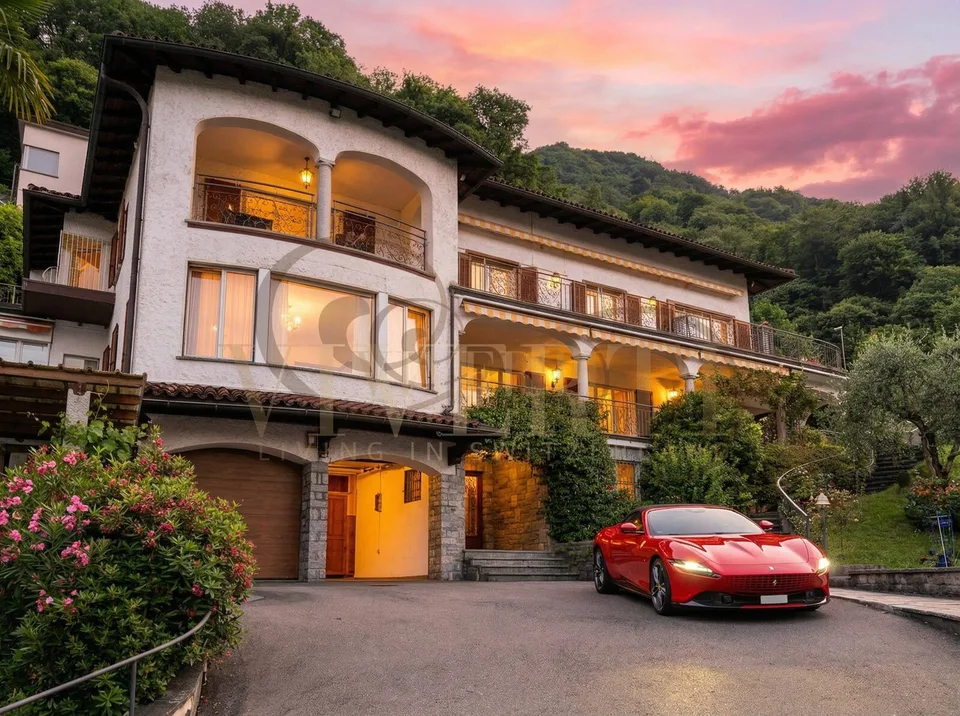 Villa de prestige avec vue sur le lac à Carabietta