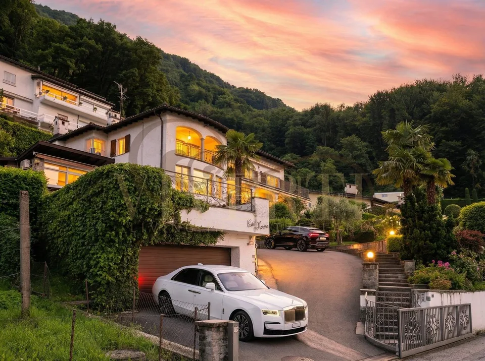 Villa de prestige avec vue sur le lac à Carabietta