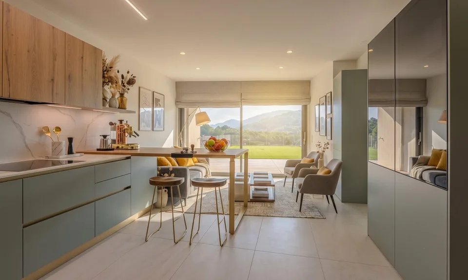 MODERNO E AMPIO 2.5 CON GIARDINO PRIVATO A PONTE CAPRIASCA