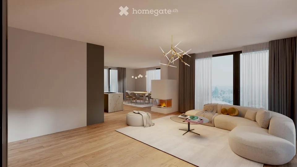 Exklusive 4.5-Zimmer-Attikawhg in Reinach AG110 m² Terrasse