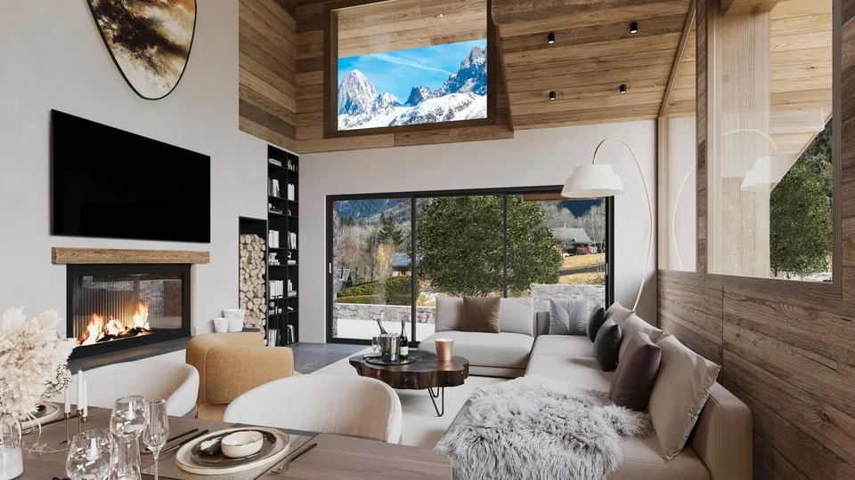 Chalet von hohem Standard am Fuße des Mont Blanc
