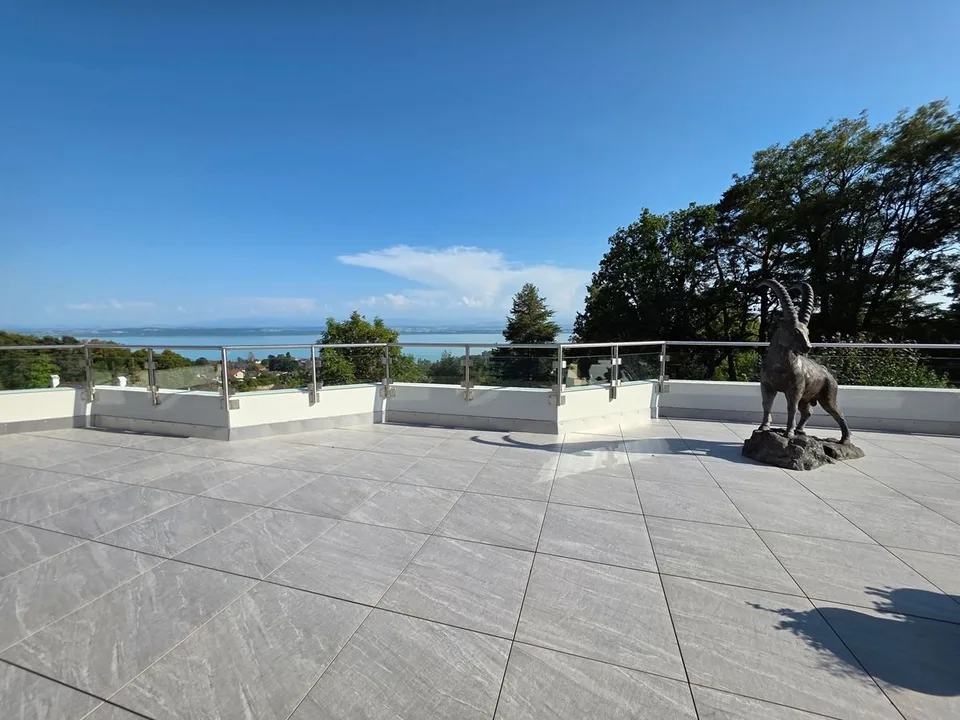 Villa Terrasse de 5,5 pièces avec vue époustouflante sur le lac et les Alpes
