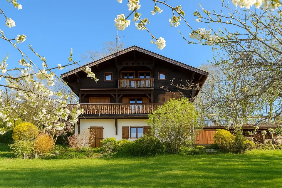 Chalet di charme a Vesancy, vicino a Divonne