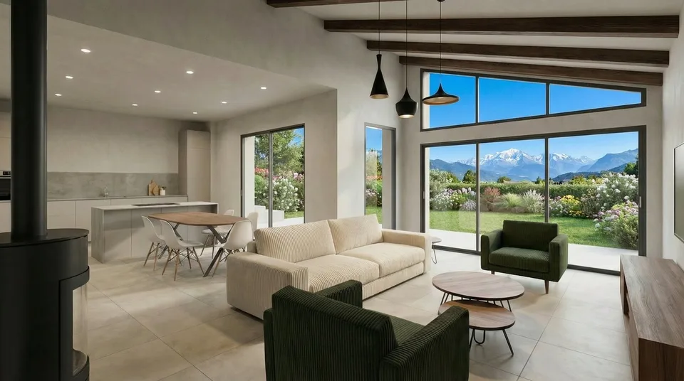 Contemporary Villa RE 2020 135 m² on 712 m² PÉRON