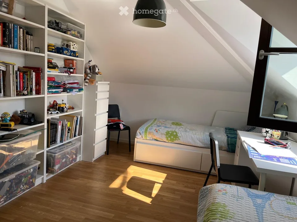 Mansarda con vista lago sul quai di Versoix – 6 locali, terrazza, box, panoramica e centrale
