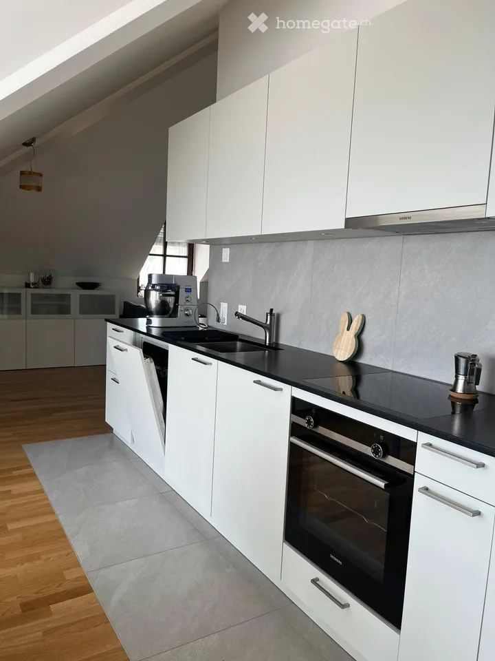 Mansarda con vista lago sul quai di Versoix – 6 locali, terrazza, box, panoramica e centrale