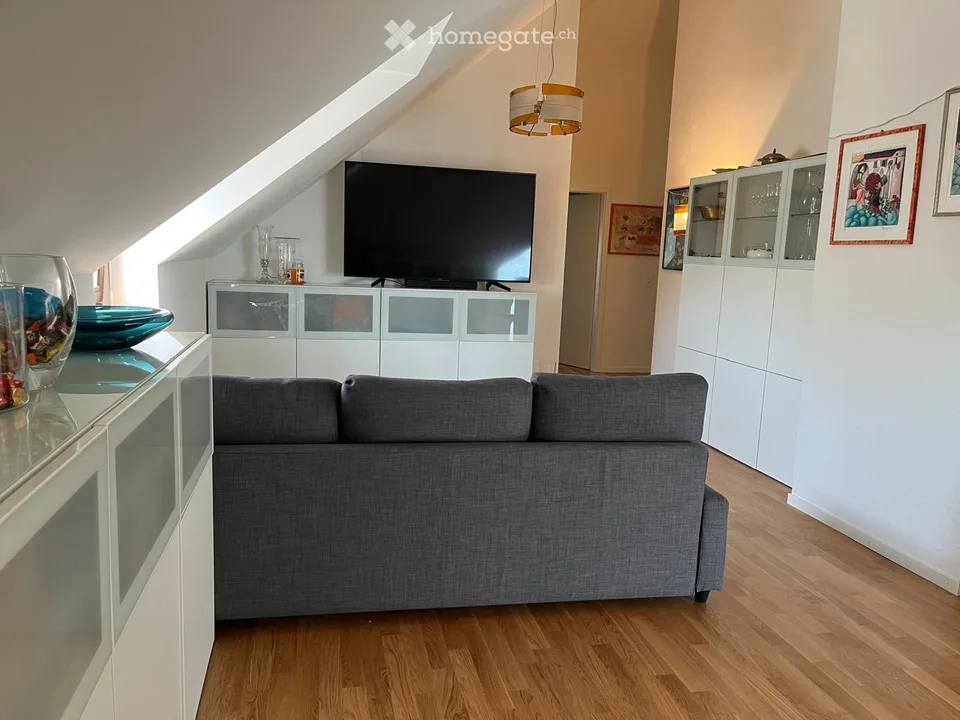 Mansarda con vista lago sul quai di Versoix – 6 locali, terrazza, box, panoramica e centrale